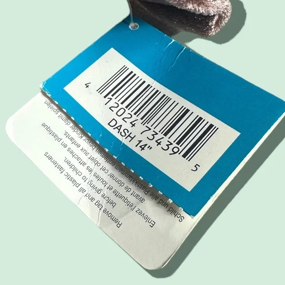 Vintage Disney Little Mermaid II Rare NWT Plush Stuffed Animal Dash And Tip Toys - Picture 4 of 16